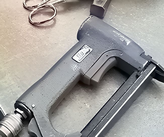 Nagelpistole mit anderen Utensilien für Sonderanfertigungen
